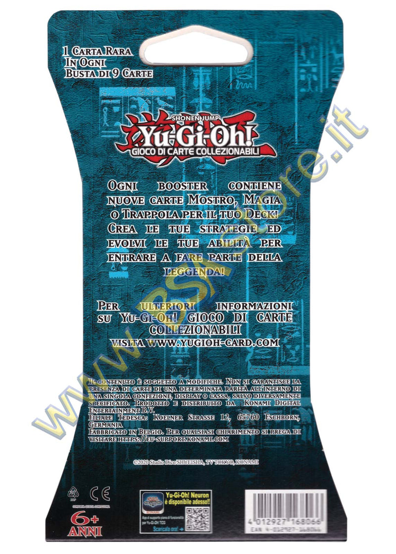 Bustina Paper Sleeve 9 carte Yu-Gi-Oh! La Leggenda del Drago Bianco Occhi Blu - Edizione 25° Anniversario - ITA