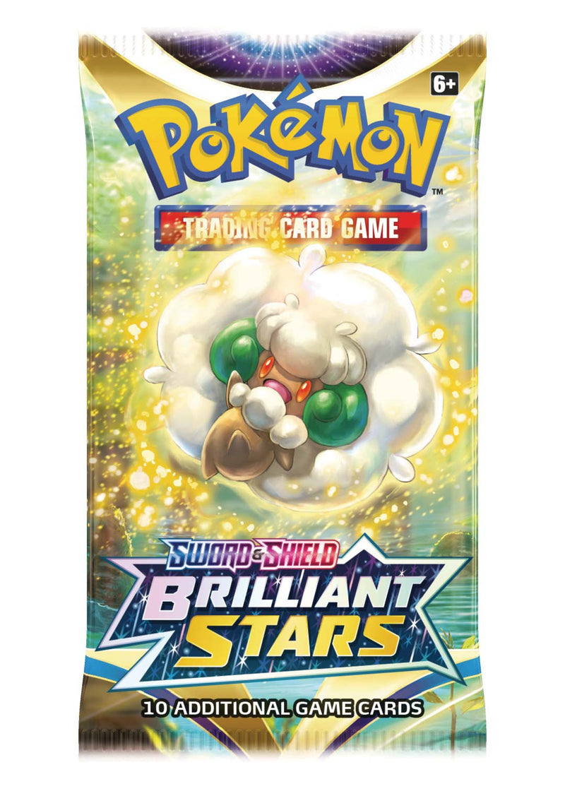 Bustina Sword and Shield - Brilliant Stars - ENG - Artwork Casuale - 10 Carte POKEMON