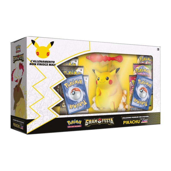 Collezione Premium con Statuina Pikachu VMAX - Spada e Scudo - Gran Festa - ITA