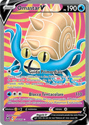 Omastar-V 174/195 Full Art - ITA - Near Mint - Spada e Scudo - Tempesta Argentata - Carta Pokemon
