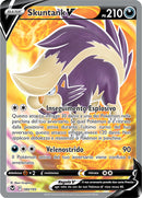 Skuntank-V 180/195 Full Art - ITA - Near Mint - Spada e Scudo - Tempesta Argentata - Carta Pokemon