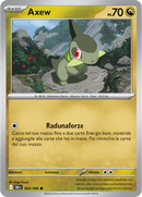 Axew BLK 068/086 Reverse Holo Poke Ball - ITA - Near Mint - Scarlatto e Violetto - Luce Nera - Carta Pokemon