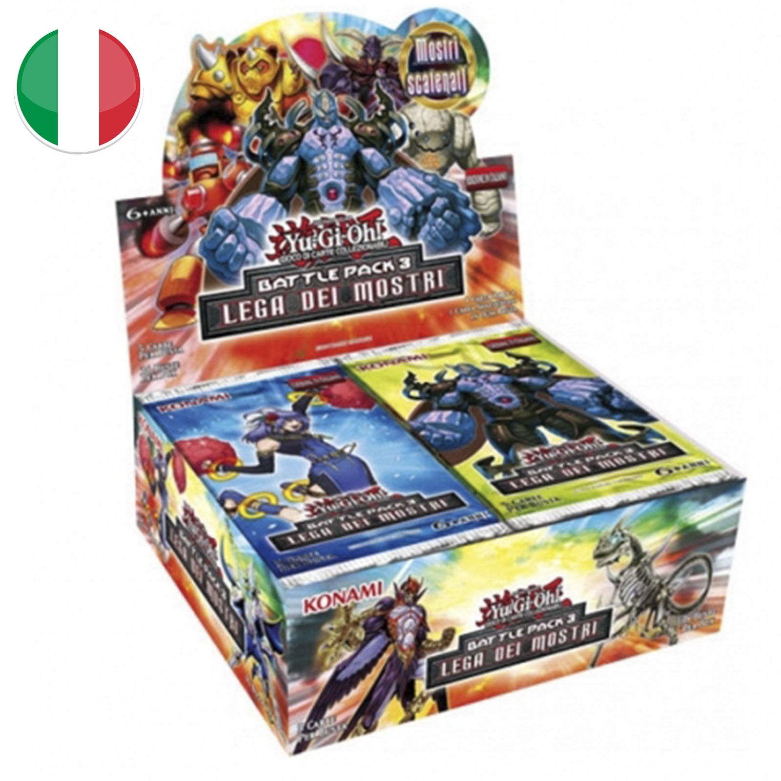 Box Display 36 Bustine Yu-Gi-Oh! Battle Pack 3 - Lega dei mostri