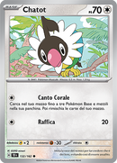 Chatot 132/162 Reverse Holo - ITA - Near Mint - Scarlatto e Violetto - CronoForze - Carta Pokemon
