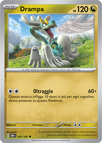 Drampa 161/197 Reverse Holo - ITA - Near Mint
