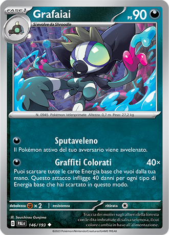 CARTA POKÉMON ICT 099/142 REVERSE EV7 Scarlatta E Viola 7 SCR FR NUOVA - Foto 6