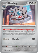 Klinklang BLK 063/086 Holo - ITA - Near Mint - Scarlatto e Violetto - Luce Nera - Carta Pokemon