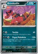 Krookodile BLK 059/086 Reverse Holo Poke Ball - ITA - Near Mint - Scarlatto e Violetto - Luce Nera - Carta Pokemon