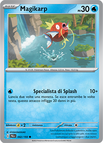 Magikarp 042/193 Reverse Holo ITA Near Mint Scarlatto e Violetto