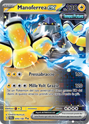 Manoferrea-ex 070/182 - ITA - Near Mint - Scarlatto e Violetto - Paradosso Temporale - Carta Pokemon