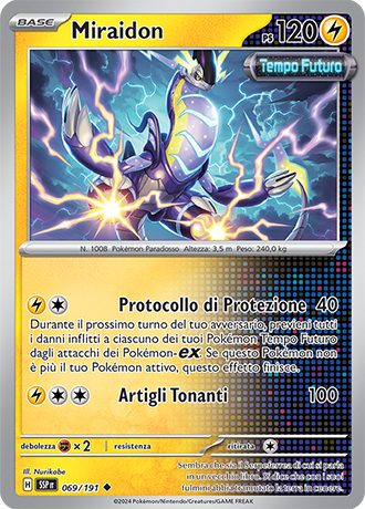 Miraidon 069/191 Reverse Holo - ITA - Near Mint