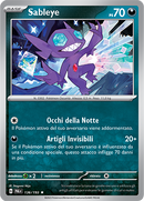 Sableye 136/193 Reverse Holo - ITA - Near Mint - Scarlatto e Violetto - Evoluzioni a Paldea - Carta Pokemon