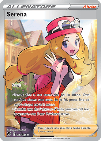 serena pokemon card full art Serena 193/195 Full Art - ITA - Near Mint - Spada e Scudo