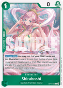 Shirahoshi OP11-030 - Character Verde Rare - Near Mint - A Fist of Divine Speed - Carta One Piece Card Game