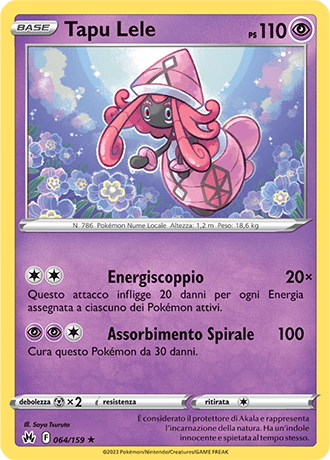 Pokemon – Tapu Bulu – 006/064 – Carta Singola Holo Raro – Espansione Favola Avvolta - 5