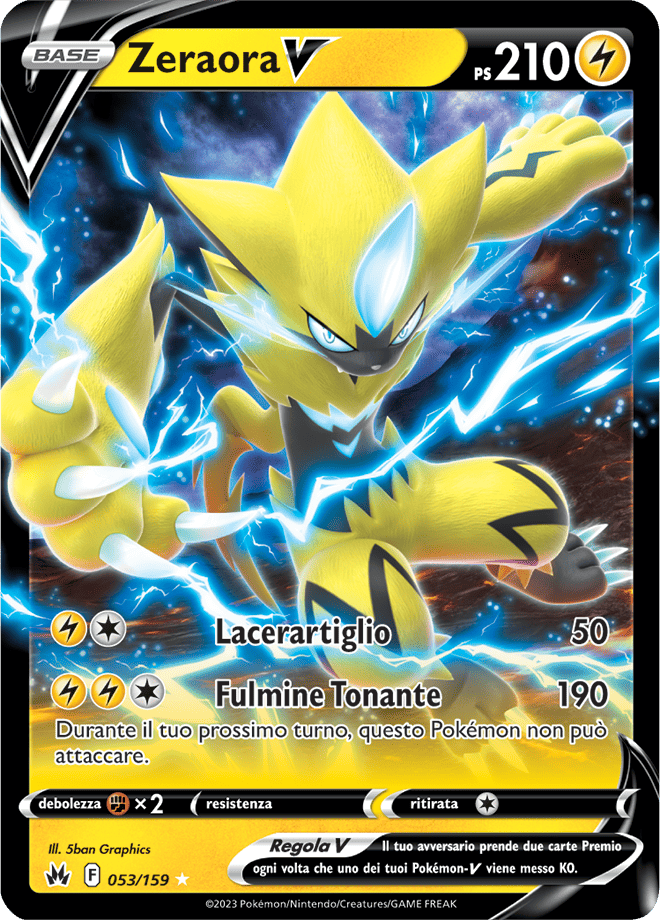 Zeraora (Città Di Fula) - Carta Coreana Per Pokemon Spada E Scudo - Mint - Foto 3