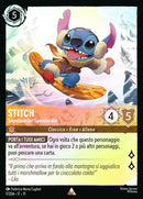 014Stitch - Snowboarder Spensierato WSP 007/204 Rara Holo - ITA - Near Mint - Incanto d'Inverno - Carta Lorcana