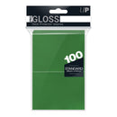 100 Bustine protettive Verde Gloss Sleeves ULTRA PRO Standard Size 66 x 91 mm
