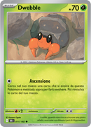 Dwebble 011/182 - ITA - Near Mint - Scarlatto e Violetto - Rivali Predestinati - Carta Pokemon