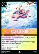 Immagine di Akood et Emuti WSP 029/204 Rare Holo - ITA - Near Mint - Incanto d'Inverno - Carta Lorcana
