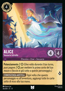 Alice - Sussurro Istruito WSP 036/204 Non Comune - ITA - Near Mint - Incanto d'Inverno - Carta Lorcana