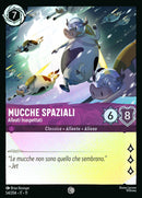 Immagine di Mucche Spaziali - Alleati Inaspettati WSP 054/204 Common Holo - ITA - Near Mint - Incanto d'Inverno - Carta Lorcana