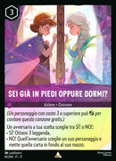 Sei Già in Piedi Oppure Dormi? WSP 061/204 Rara Holo - ITA - Near Mint - Incanto d'Inverno - Carta Lorcana