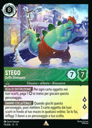 Immagine di Stego - Goffo Dinosauro WSP 079/204 Rare Holo - ITA - Near Mint - Incanto d'Inverno - Carta Lorcana