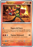 Ogerpon Maschera Focolare 044/182 - ITA - Near Mint - Scarlatto e Violetto - Rivali Predestinati - Carta Pokemon