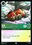 Red - Tutto Solo WSP 087/204 Comune Holo - ITA - Near Mint - Incanto d'Inverno - Carta Lorcana