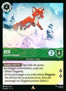 Immagine di Red - Cucciolo Giocoso WSP 090/204 Rare Holo - ITA - Near Mint - Incanto d'Inverno - Carta Lorcana