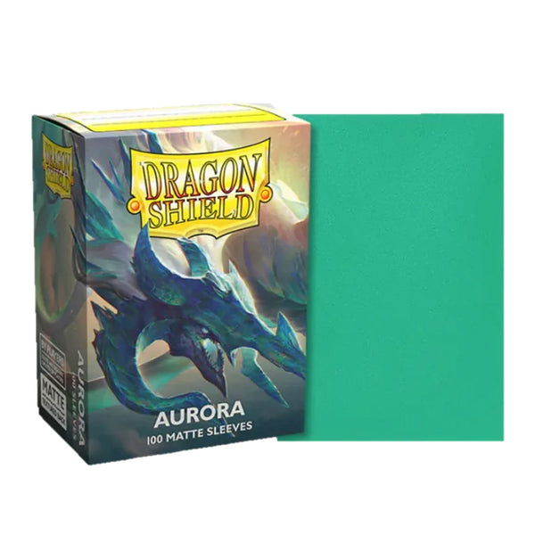 100 Bustine protettive Clear Matte Sleeves DRAGON SHIELD Standard Size 66,5 x 92,5 mm Aurora