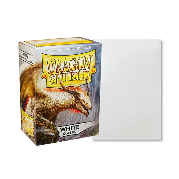 100 Bustine protettive Clear Matte Sleeves DRAGON SHIELD Standard Size 66,5 x 92,5 mm Bianco