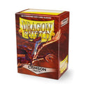 100 Bustine protettive Crimson Matte Sleeves DRAGON SHIELD Standard Size 66,5 x 92,5 mm Rosso Cremisi