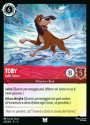 Immagine di Toby - Sulle Tracce WSP 107/204 Uncommon Holo - ITA - Near Mint - Incanto d'Inverno - Carta Lorcana