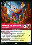 Immagine di Paperon de' Paperoni - Ebenezer Scrooge WSP 124/204 Super Rare Holo - ITA - Near Mint - Incanto d'Inverno - Carta Lorcana
