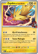 Zapdos del Team Rocket 070/182 Holo - ITA - Near Mint - Scarlatto e Violetto - Rivali Predestinati - Carta Pokemon