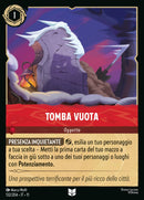 Tomba Vuota WSP 132/204 Non Comune - ITA - Near Mint - Incanto d'Inverno - Carta Lorcana