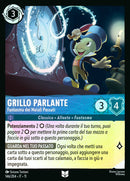 Immagine di Grillo Parlante - Fantasma dei Natali Passati WSP 146/204 Uncommon Holo - ITA - Near Mint - Incanto d'Inverno - Carta Lorcana