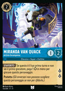 Immagine di Miranda Van Quack - Artista Incompresa WSP 153/204 Uncommon - ITA - Near Mint - Incanto d'Inverno - Carta Lorcana