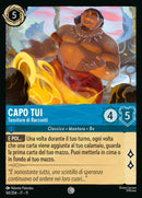 Immagine di Capo Tui - Tessitore di Racconti WSP 161/204 Common - ITA - Near Mint - Incanto d'Inverno - Carta Lorcana