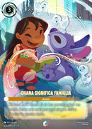 Immagine di Ohana Significa Famiglia WSP 224/204 Enchanted Holo - ITA - Near Mint - Incanto d'Inverno - Carta Lorcana