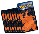 65 Bustine protettive ETB Futuri Campioni Charizard Sleeves POKEMON Standard Size 67 x 92 mm