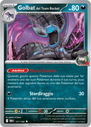Golbat del Team Rocket 121/182 Reverse Holo - ITA - Near Mint - Scarlatto e Violetto - Rivali Predestinati - Carta Pokemon