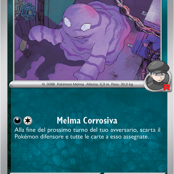 Grimer del Team Rocket 123/182 Reverse Holo - ITA - Near Mint