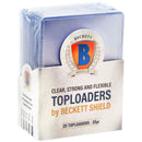 25 Toploader BECKETT SHIELD Standard Size 3" x 4" 35pt per carte da max 70 x 95 mm