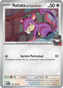 Rattata del Team Rocket 147/182 Reverse Holo - ITA - Near Mint - Scarlatto e Violetto - Rivali Predestinati - Carta Pokemon