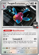 Porygon-Z del Team Rocket 155/182 - ITA - Near Mint - Scarlatto e Violetto - Rivali Predestinati - Carta Pokemon