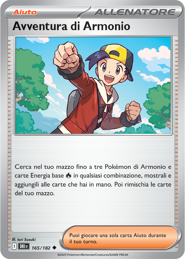 Avventura di Armonio DRI 165/182 - ITA - Near Mint - Scarlatto e Violetto - Rivali Predestinati - Carta Pokemon