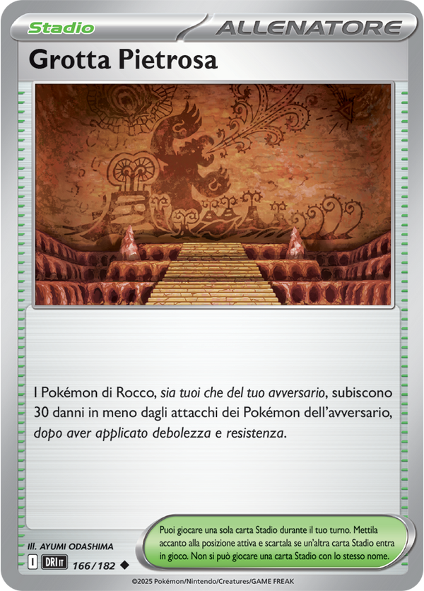 Grotta Pietrosa DRI 166/182 - ITA - Near Mint - Scarlatto e Violetto - Rivali Predestinati - Carta Pokemon